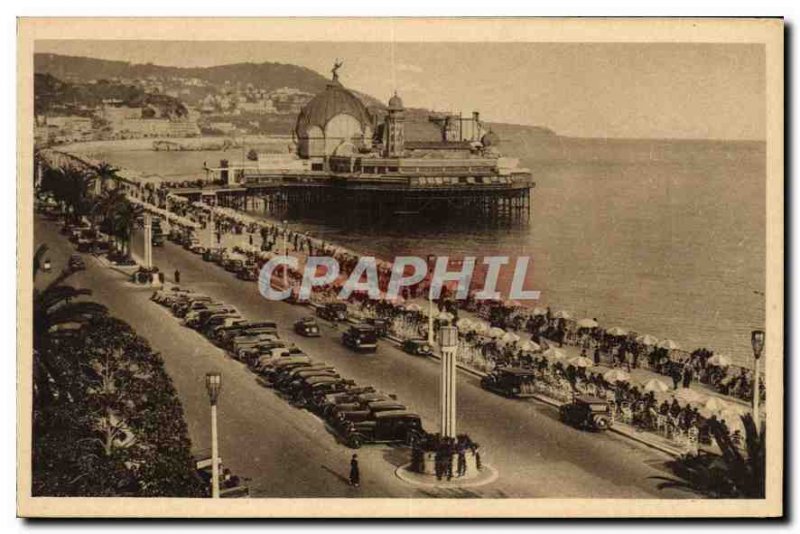 Postcard Old French Riviera Nice Promenade des Anglais