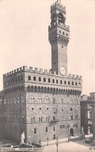 Palazzo della Signoria Firenze, Real Photo Italy Unused 