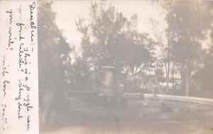 WINONA MINNESOTA~PRINCESS WENONAH FOUNTAIN~WINDOM PARK-REAL PHOTO POSTCARD 1907