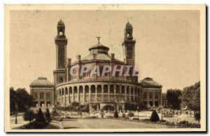 Old Postcard Paris strolling Palais du Trocadero