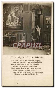 Old Postcard The Light of the World