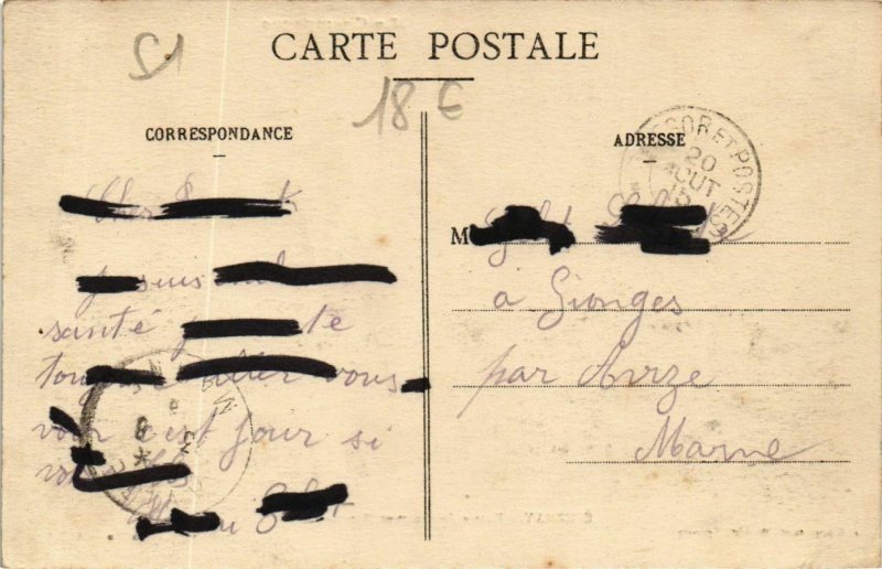 CPA ÉPERNAY Entrée du Quartier Margueritte (864564)