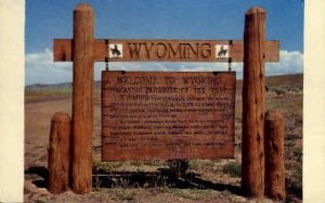 Welcome to Wyoming Sign - Misc