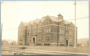 BOUND BROOK NJ WASHINGTON SCHOOL ANTIQUE REAL PHOTO POSTCARD RPPC