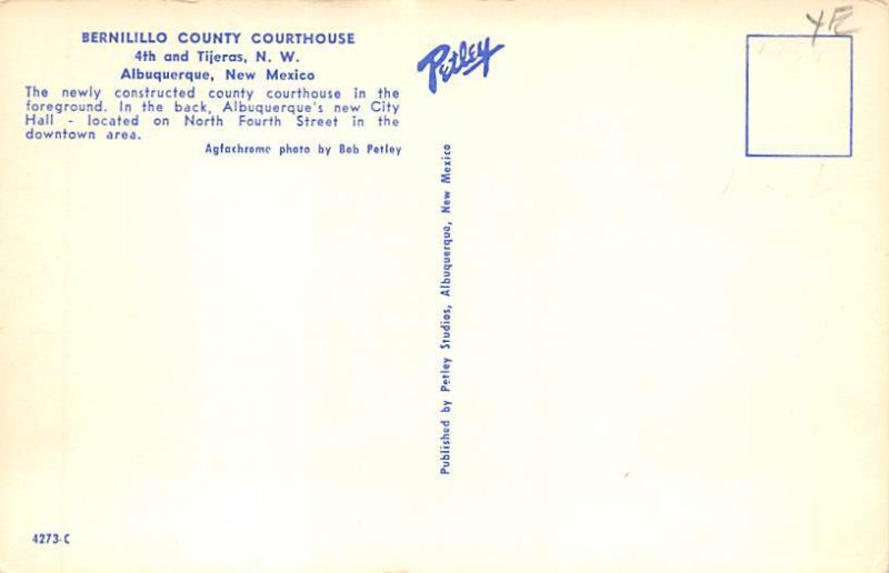 Bernilillo County Courthouse Albuquerque, New Mexico NM