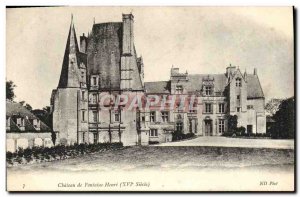 Old Postcard Chateau Fontaine Henry