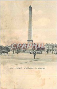 Postcard Old Paris Obelisk of Luxor