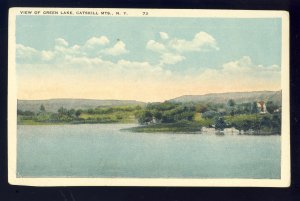 Catskill Mountains, New York/NY Postcard, View Of Garden Lake