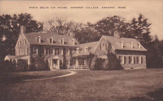 Massachusetts Amherst Theta Delta Chi House Amherst College