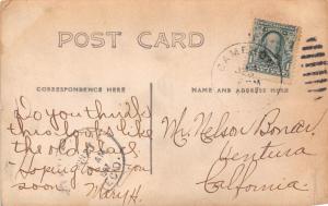 E61/ Cameron West Virginia RPPC Postcard c1910 Railroad Depot