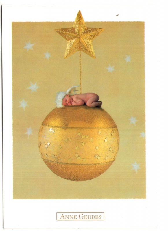 Anne Geddes 1996 Baby Sleeping, Christmas Tree Ornament