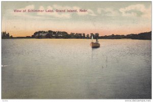 View of Schimmer Lake, Grand Island, Nebraska,   PU-1908