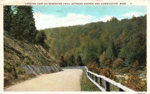 Vintage Postcard 1930's East Berkshire Trail Goshen & Cummington Massachusetts