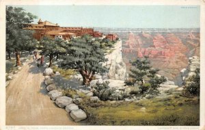 HOTEL EL TOVAR GRAND CANYON OF ARIZONA NATIONAL PARK FRED HARVEY POSTCARD (1908)