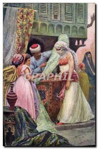 Old Postcard Fantasy Orientalism