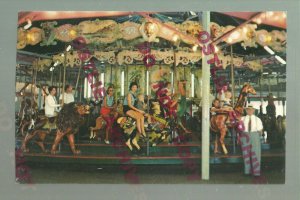 Ocean City MARYLAND c1950 ADVERTISING Carnival AMUSEMENT PARK Merry Go Round