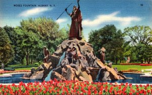 New York Albany The Moses Fountain 1940