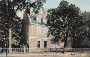 New Hampshire Portsmouth Old Warren House Of Benj Franklin Fame