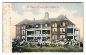 MARSHALLTOWN, IA ~ ST THOMAS HOSPITAL  1907  Marshall County  Postcard