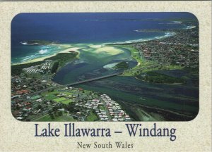 Australia Postcard-Aerial View of Lake Illawarra,Windang,New South Wales RR13372