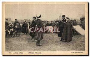 Postcard Old Dances Arab Army