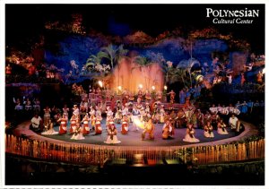 Polynesia, Cultural Center, Hawaii, Horizons, show, amphitheater, dance postcard