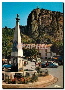 Postcard Modern Castellane Alpes de Haute Prov Place and Roc