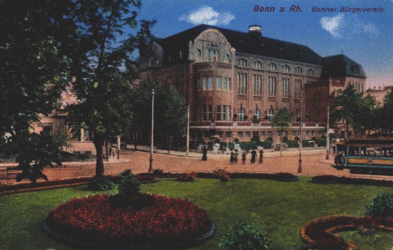 Germany Bonn am Rhein Bonner Bürgerverein Vintage Postcard C338