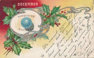 Turquoise Success - December - Christmas Greetings - pm 1910 - UDB