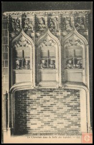 Bourges, Palais Jacques - Coeur, La Cheminee in La Salle Des Gardes, France