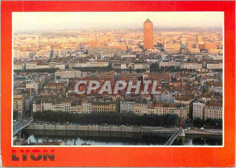 Postcard Modern Lyon Vue Generale