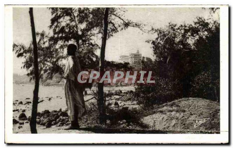 Old Postcard Dakar Senegal The cornice