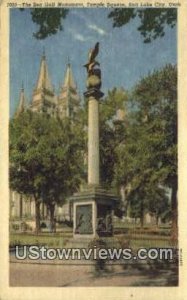 Seagull Monument, Temple Square - Salt Lake City, Utah UT  