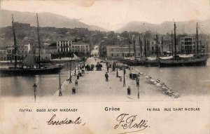 ac8513 - GREECE - VINTAGE POSTCARD - Patras - 1903