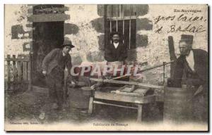 Postcard Old In Auvergne Cheese Manufacturing TOP