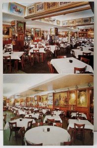 Haussner's Restaurant, Interior View Baltimore Md Postcard D15