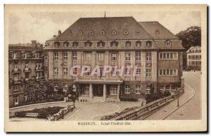 Old Postcard Wiesbaden Kaiser Friedrich Bad