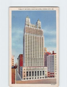 Postcard Fidelity National Bank Building, Kansas City, Missouri