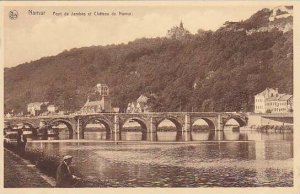 Belgium Pont de Jambes et Chateau de Namur