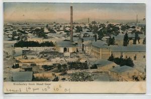 Kimberley Panorama from Head Gear Northern Cape South Africa 1907 postcard