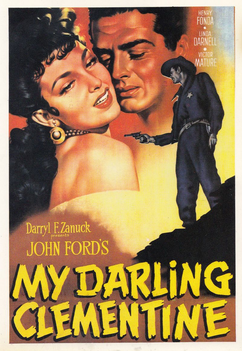 My Darling Clementine John Ford Film Movie Spain Film Cinema Poster Postcard Hippostcard