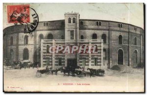 Beziers Old Postcard The arenas