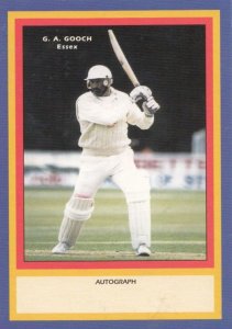 Graham Gooch Essex Limited Edition Vintage Cricket Trading Photo Card