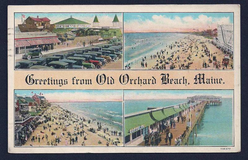 Old Orchard Beach Maine multi-view used c1931