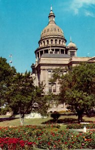 Texas Austin State Capitol Building East Entrance and Great Dome