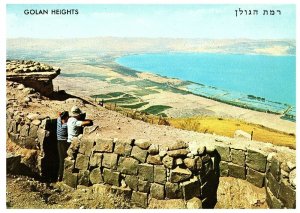 Golan Heights View to the Jordan Valley to the Syrian Fortifications Postcard