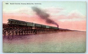 SALTON SEA, CA California ~ Southern Pacific Railroad SUNSET LIMITED c1910s