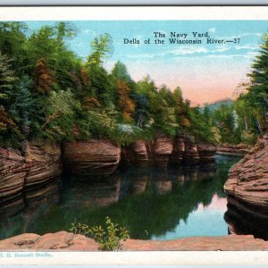 c1910s Wisconsin Dells, WI Navy Yard Younger Dryas River Rock Formations PC A203