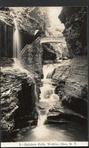 America Postcard - Rainbow Falls, Watkins Glen, New York   MB271