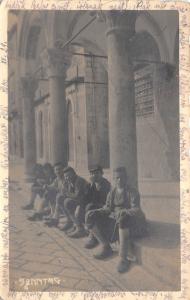 B82836 Ragusa Gravosa Real photo types Miltary post front/back scan